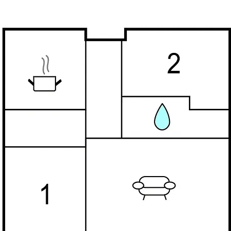 Holiday home In With Kitchen Humble